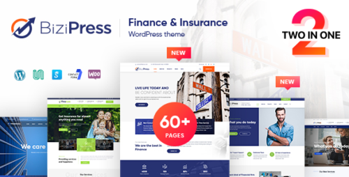 BiziPress - Finance Insurance Agency WordPress Theme