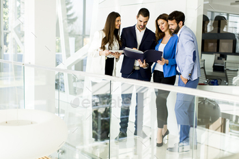 Group of business people stock photo NULLED