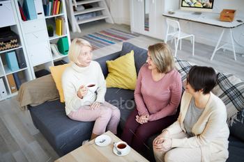 Women Chatting stock photo NULLED
