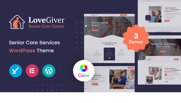 Lovegiver - Senior Care WordPress Theme