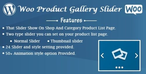 Woo Product Gallery Slider